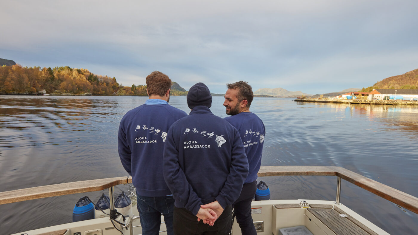 Island Poke visits Salmon Farms