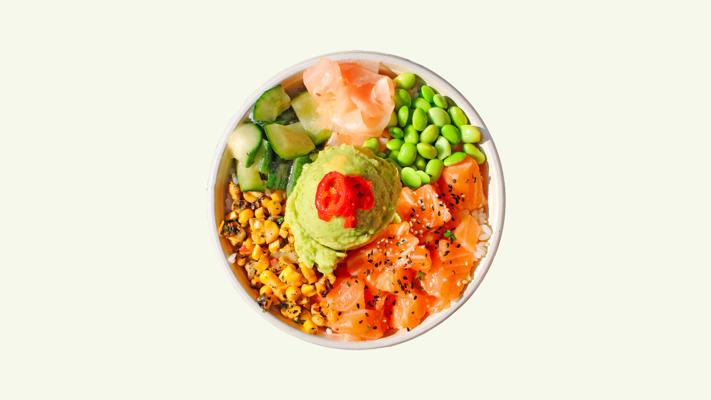 CALIFORNIA SALMON BOWL NEW
